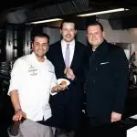 Ali Güngörmüs, Breuninger CSO Benjamin Fuest und Michael Neef, Director Food & Beverage (v.l.n.r.) (1)