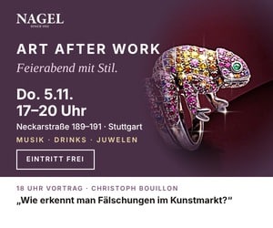 Anzeige: Nagel Auktionen &ndash; Art After Work am Donnerstag, 5. November, 17 bis 20 Uhr, Neckarstra&szlig;e 189&ndash;191, Eintritt frei